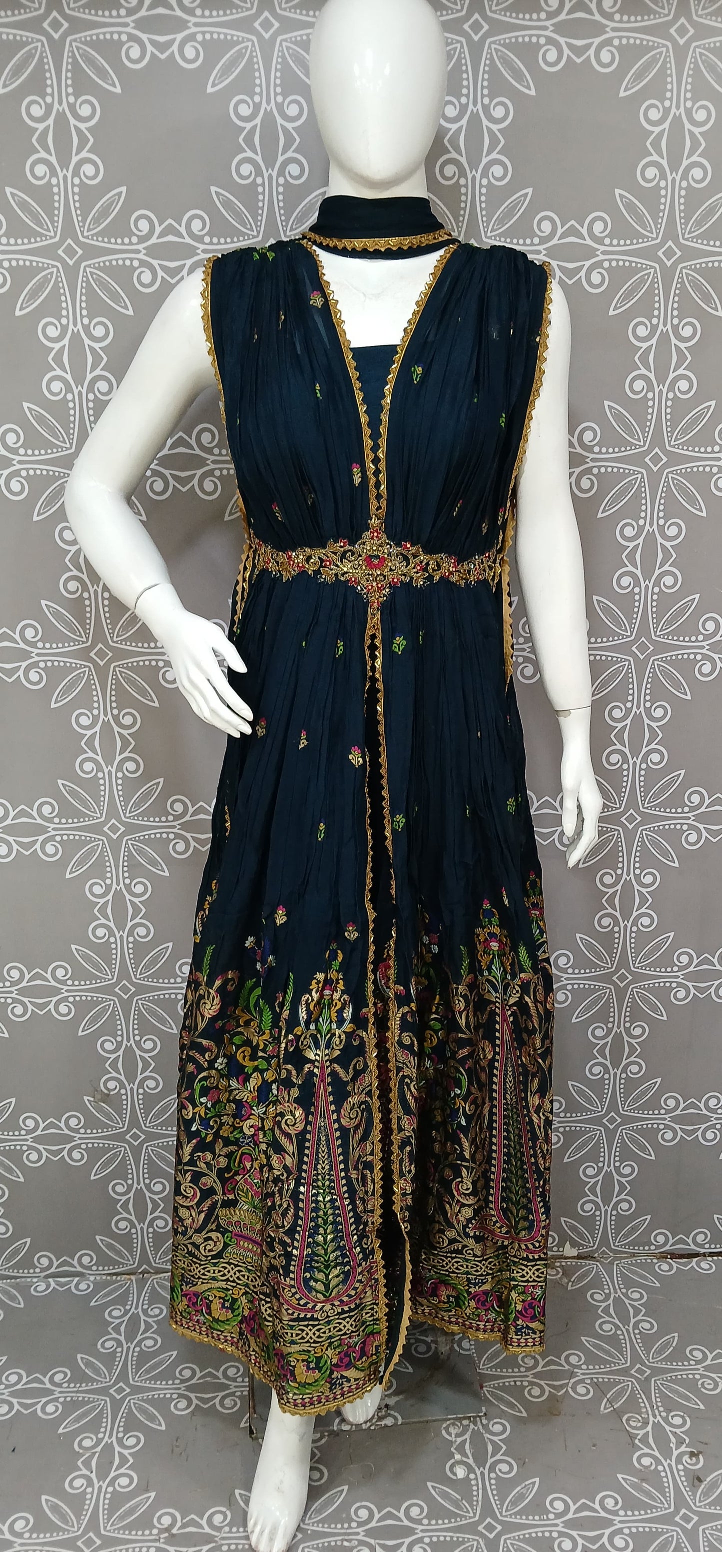 Navy Blue Anarkali