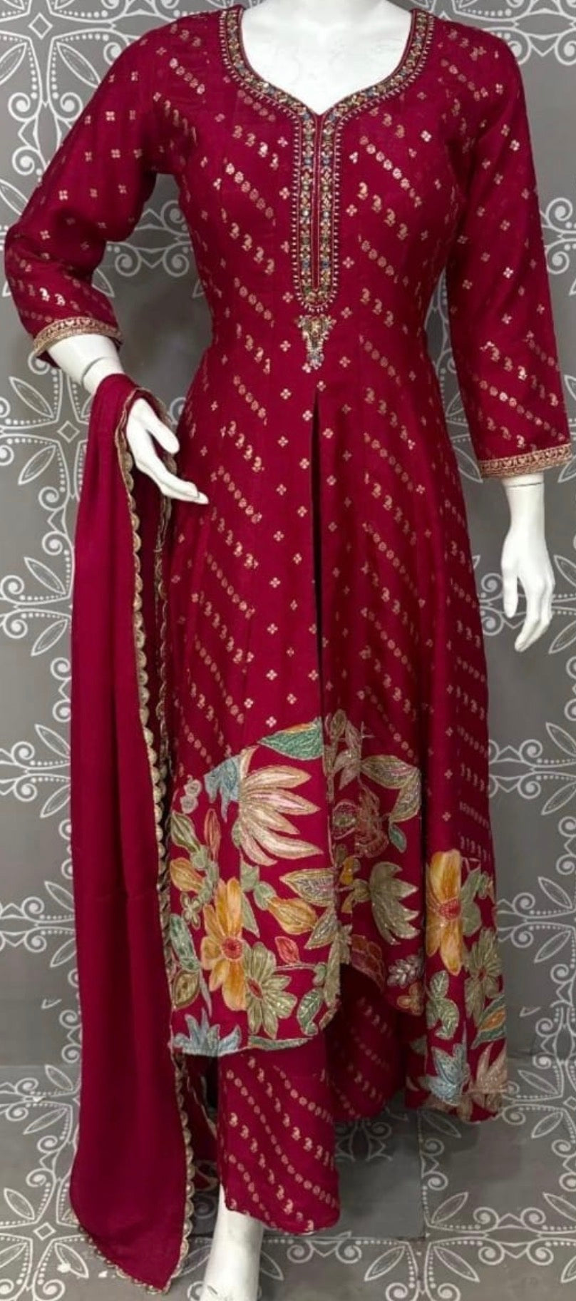 High-Low Anarkali Suit