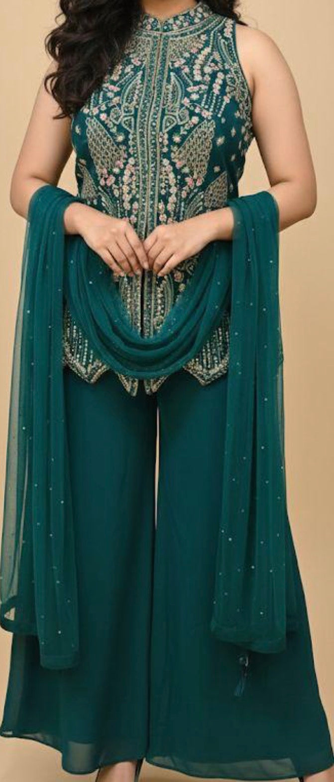 Teal Blue Suit