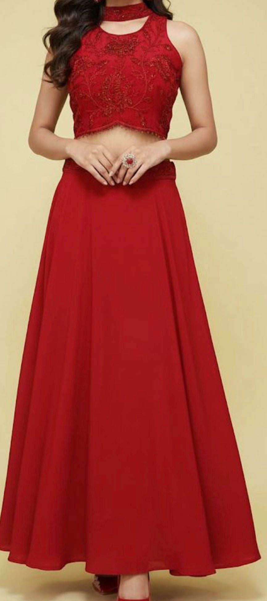 Red Lehnga