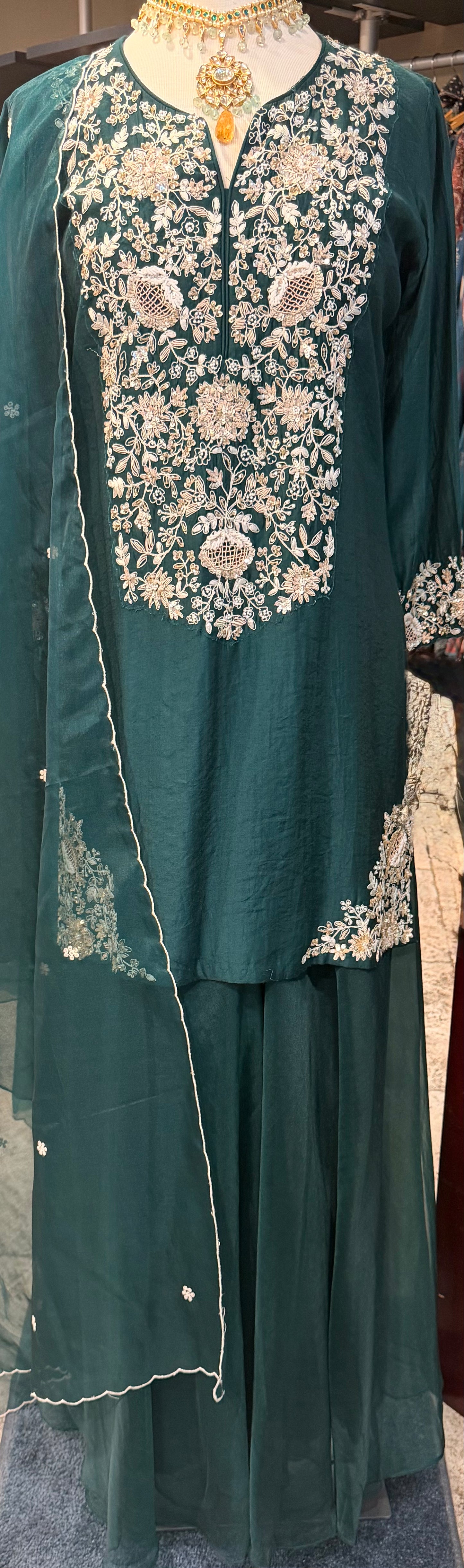 Teal Green Suit