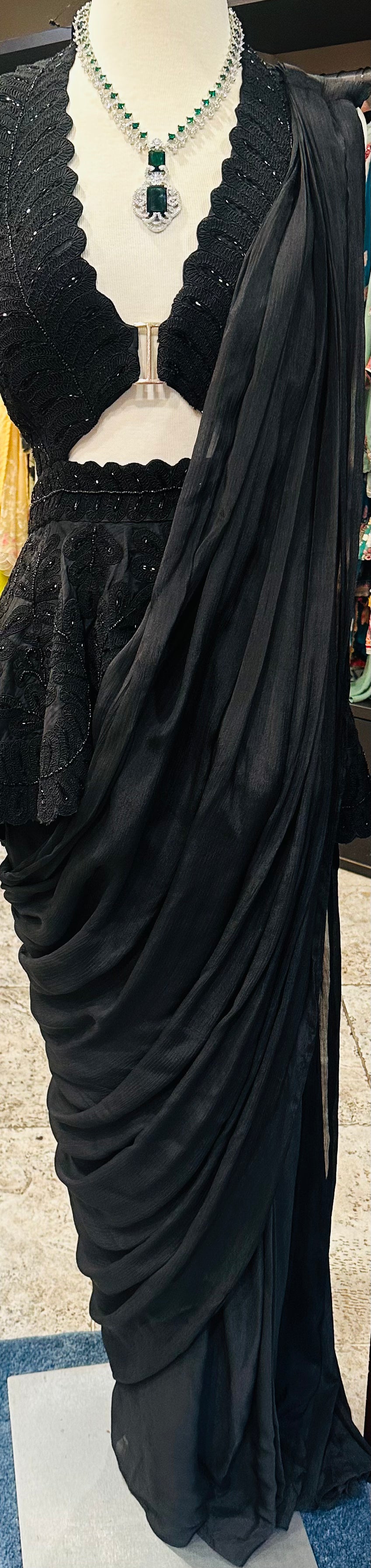 Black Concept Saree